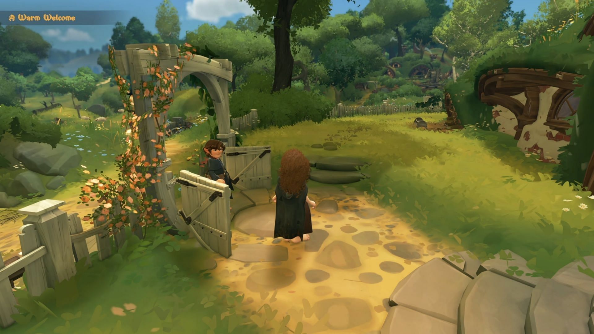 Make your Hobbit, give them a Hobbity name, and then join the community! It's that simple (Image via Take-Two Interactive)